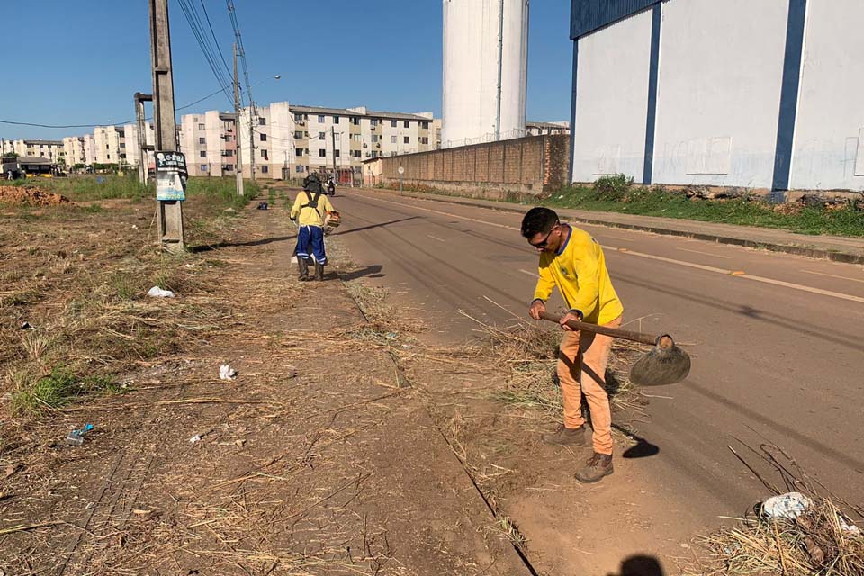 Prefeitura de Porto Velho realiza limpeza no residencial Morar Melhor