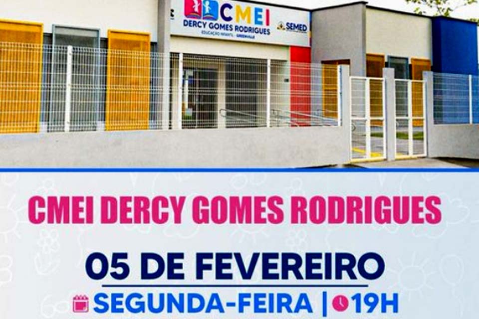 Prefeitura de Cacoal inaugura nova creche no bairro Greenville no proximo dia 5