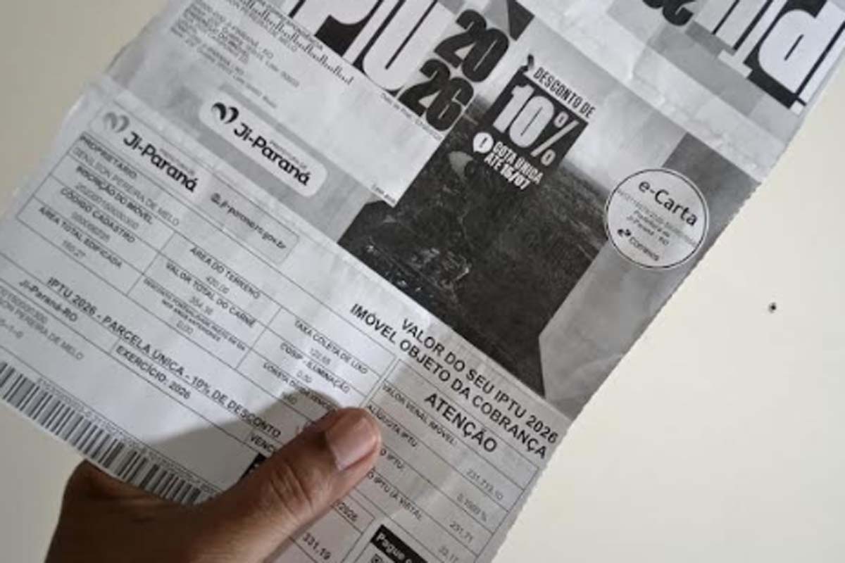 Semfaz prorroga prazo para pagamento da parcela única do IPTU/2026