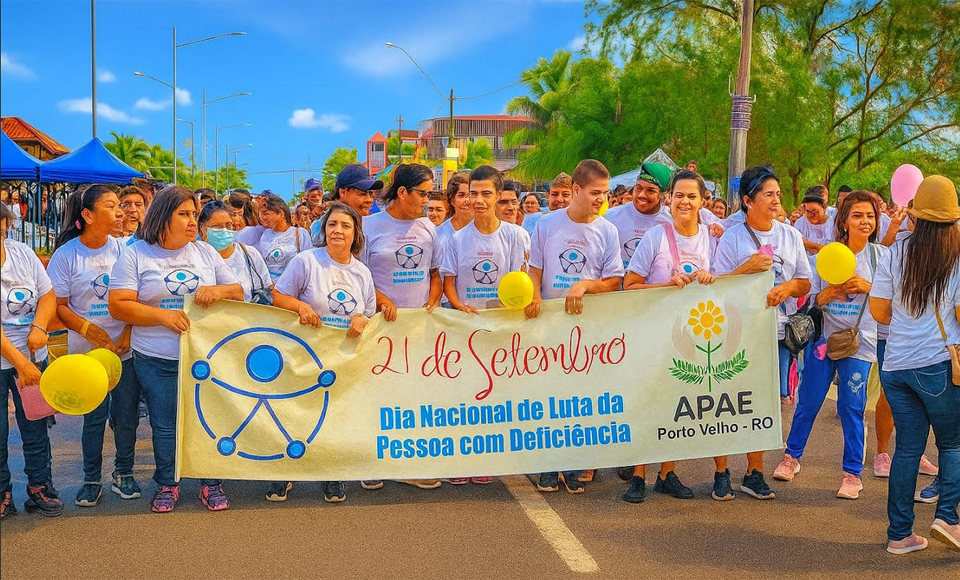 Grande caminhada em defesa da pessoa com deficiência é nesta sexta, em Porto Velho
