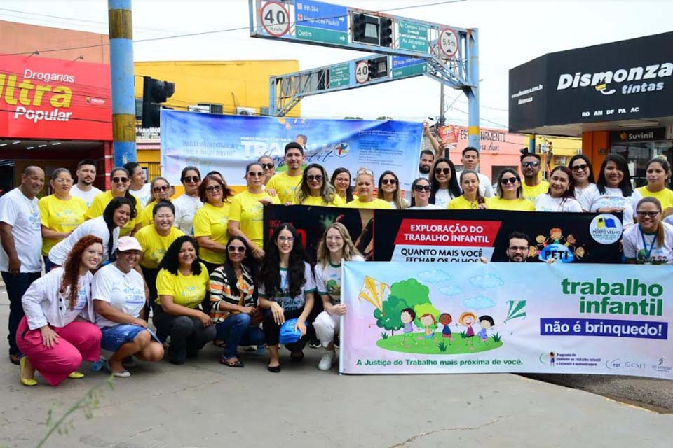 Carnaval sem trabalho infantil: TRT-14, Semasf e Fepet realizam ação de prevenção e conscientização