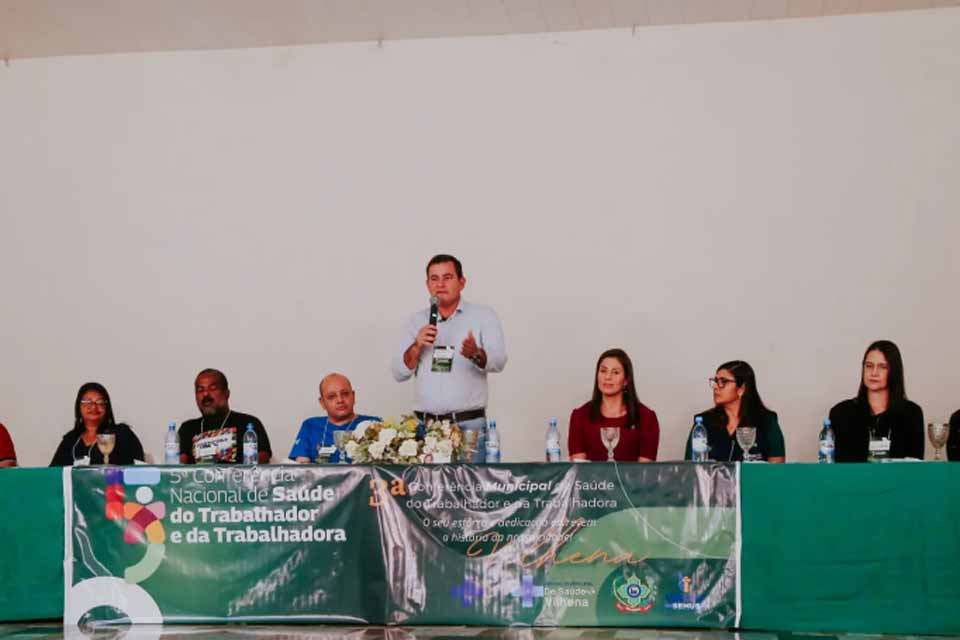 Vilhena realiza etapa municipal da 5ª Conferência Nacional de Saúde do Trabalhador e da Trabalhadora