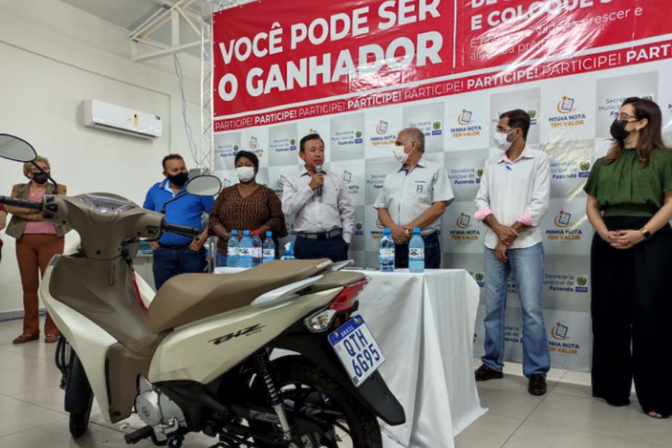 Minha Nota Tem Valor Para Vilhena: Semfaz divulga calendário para 2022, veja os prêmios