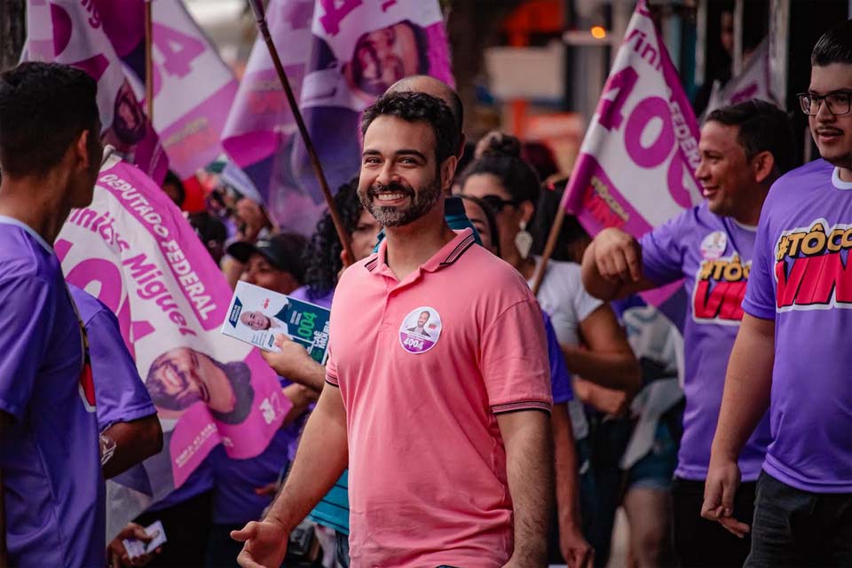 Vinicius Miguel manda recado para eleitores que ainda não decidiram em quem vão votar para Deputado Federal