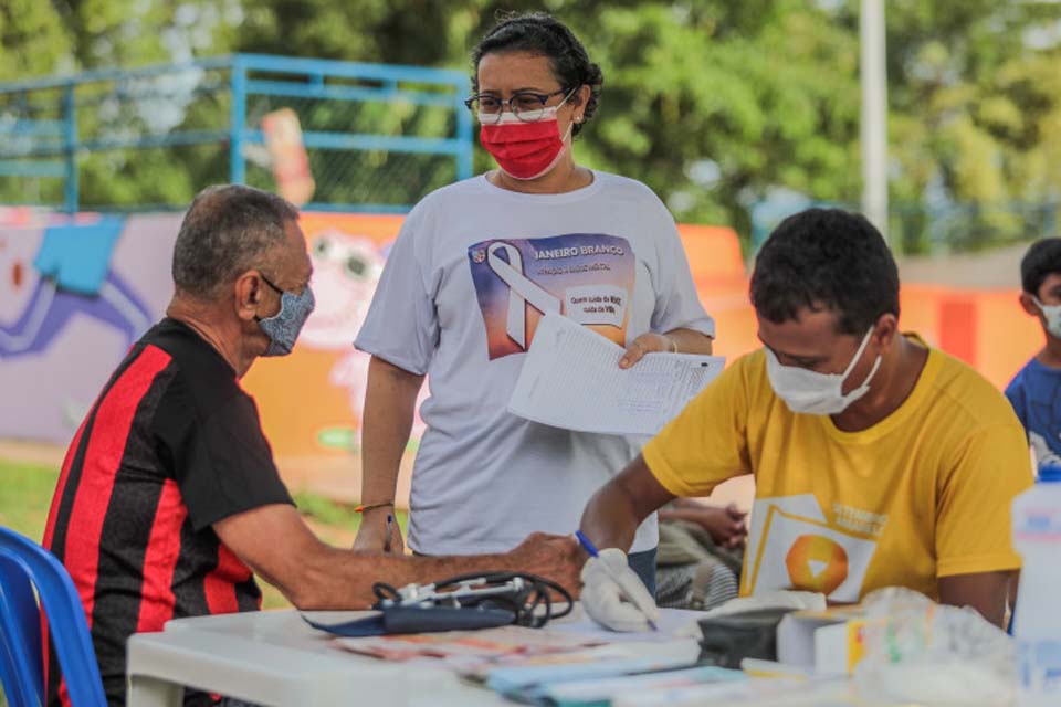 Porto Velho: Ação no Parque Jardim das Mangueiras encerra campanha “Janeiro Branco”