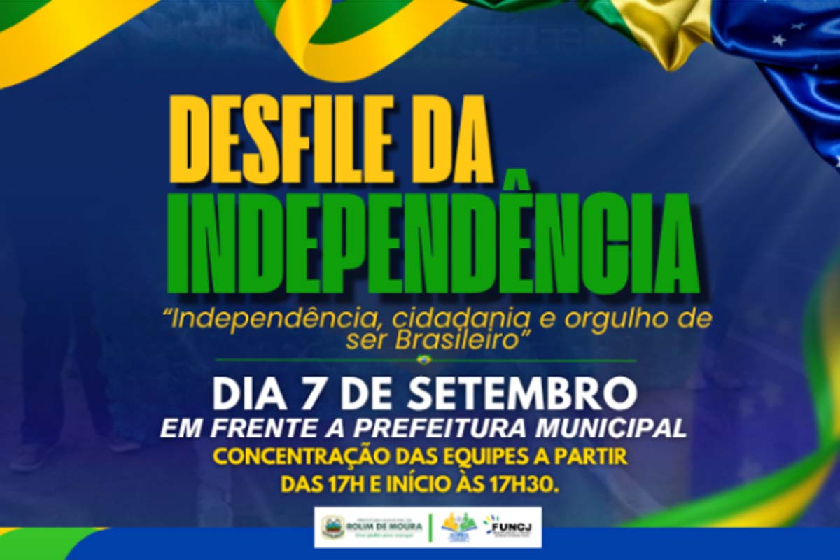 Desfile da Independência terá novo local em Rolim de Moura