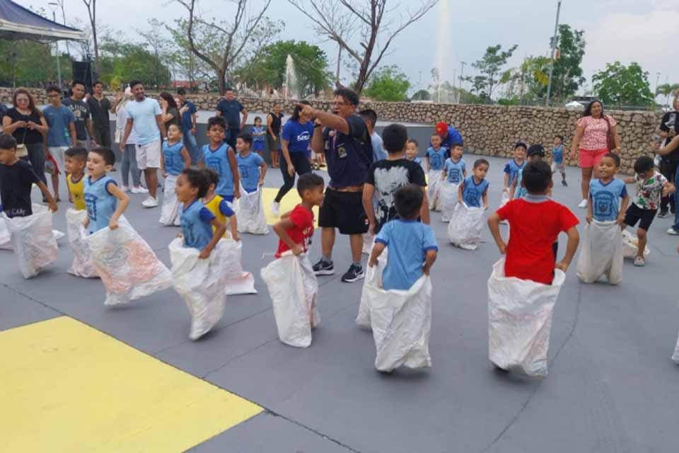 “Dia de Brincar” marcou o último sábado (13) para centenas de crianças da capital