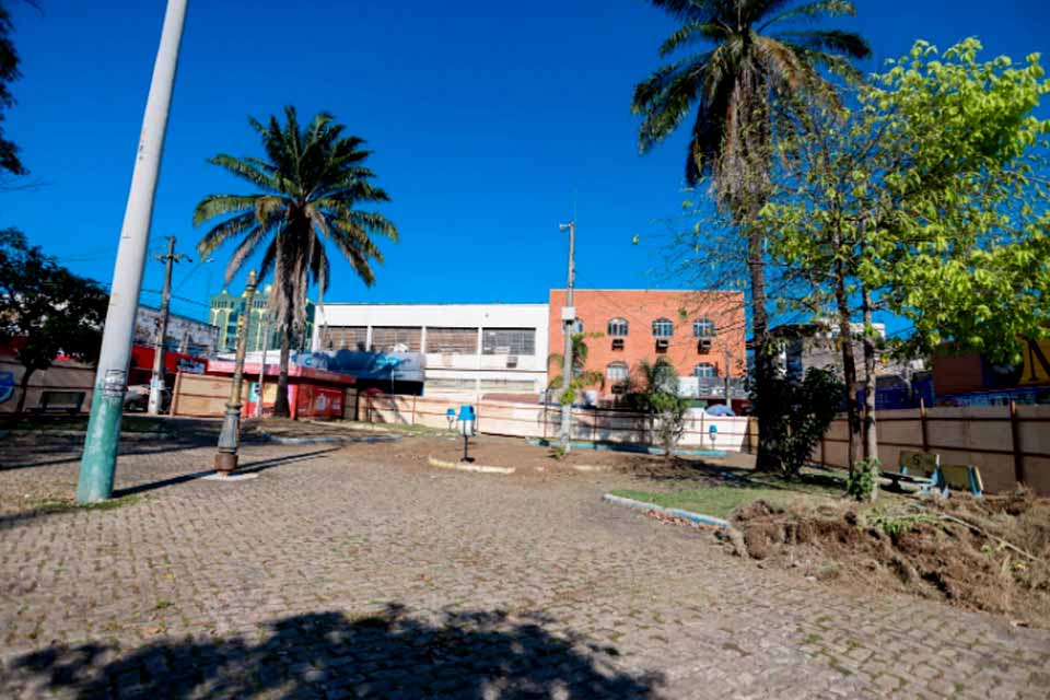 Prefeitura de Porto Velho inicia obra de revitalização da Praça Jonathas Pedrosa