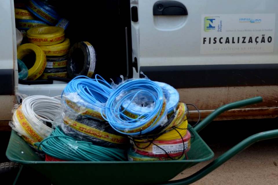 Ipem de Rondônia fiscaliza comércio de fios e cabos elétricos em Porto Velho