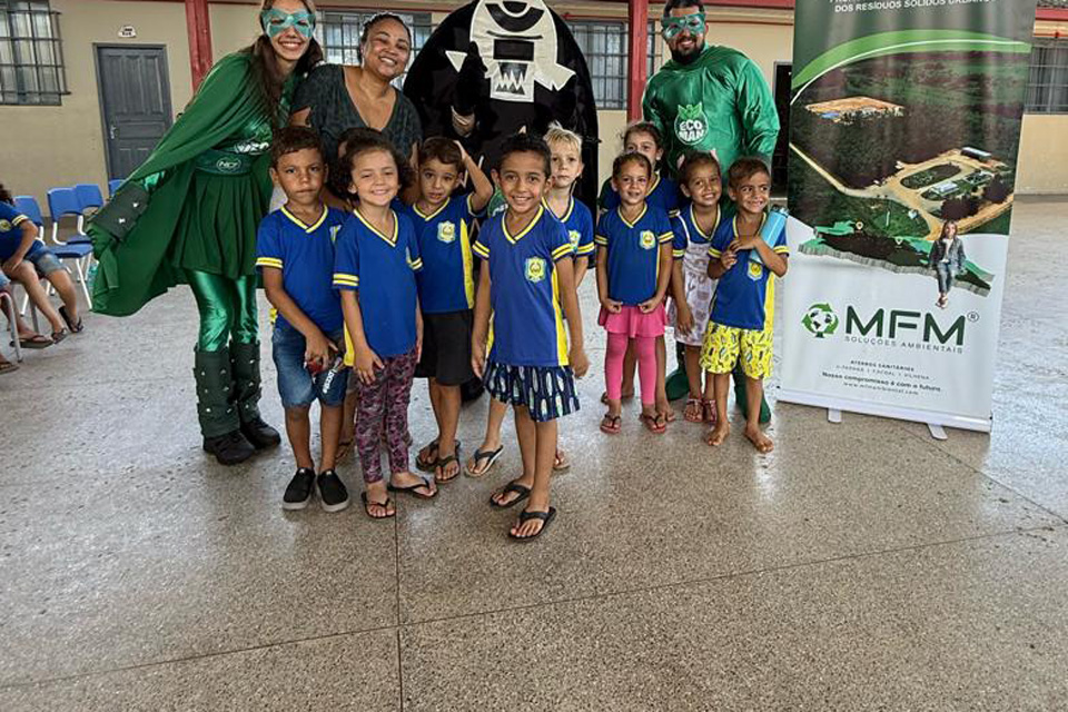 NCF Ambiental promoveu palestras de Educação Ambiental em Nova Brasilândia 