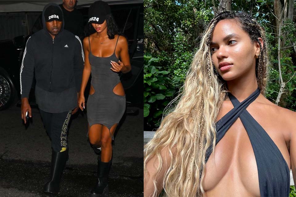Modelo brasileira Juliana Nalú assume namoro com Kanye West