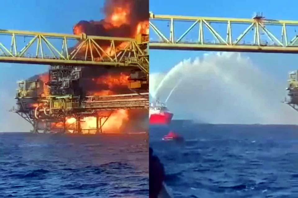 Explosão em plataforma de petróleo no Golfo do México deixa feridos e desaparecidos