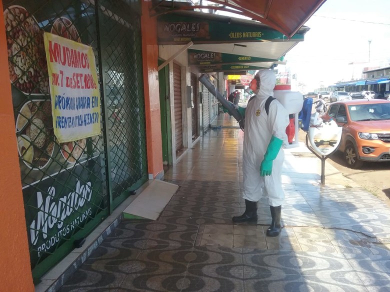 Mercado Municipal do Km1 e região recebem higienização e desinfecção 