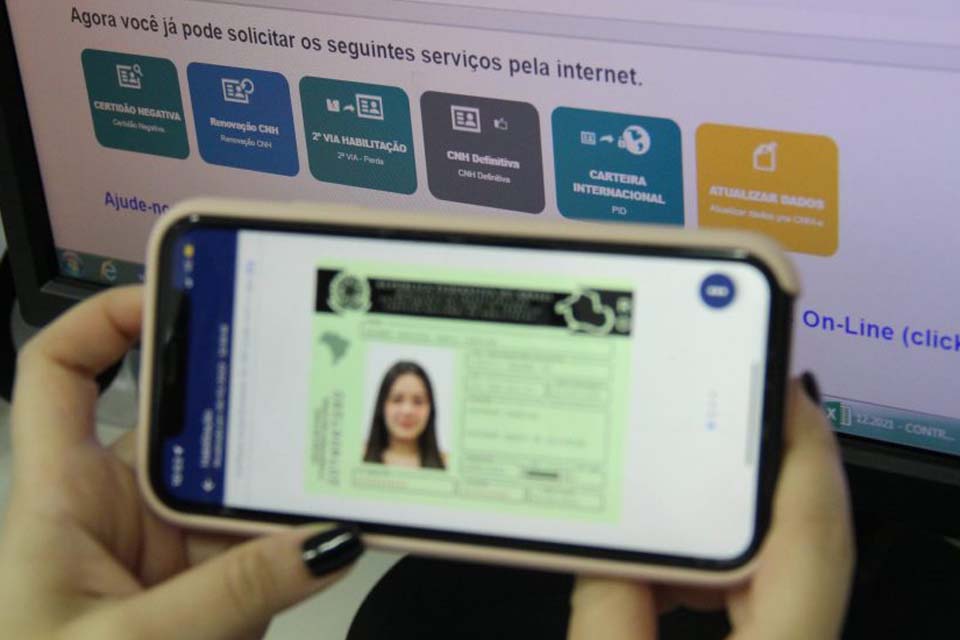 Detran Rondônia vai emitir nova Carteira Nacional de Habilitação a partir de 1° de junho