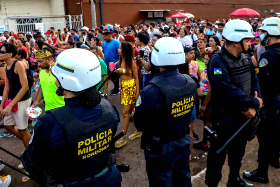 Atuação da Segurança Pública de Rondônia em bloco carnavalesco é reconhecida pela população de Porto Velho