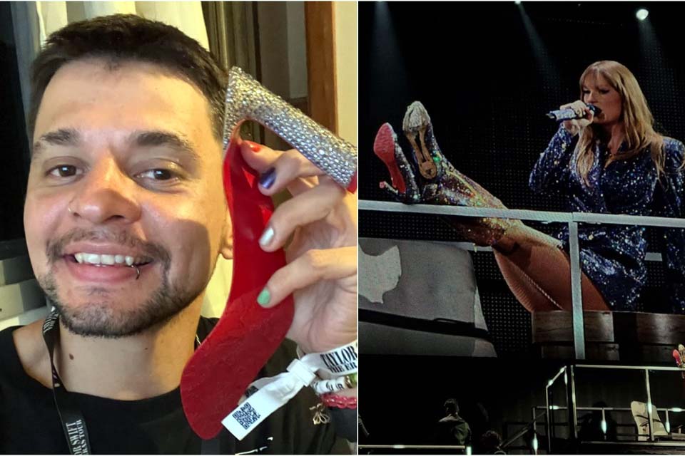 Fã pretende vender salto que pegou de Taylor Swift para custear tratamento de câncer da prima