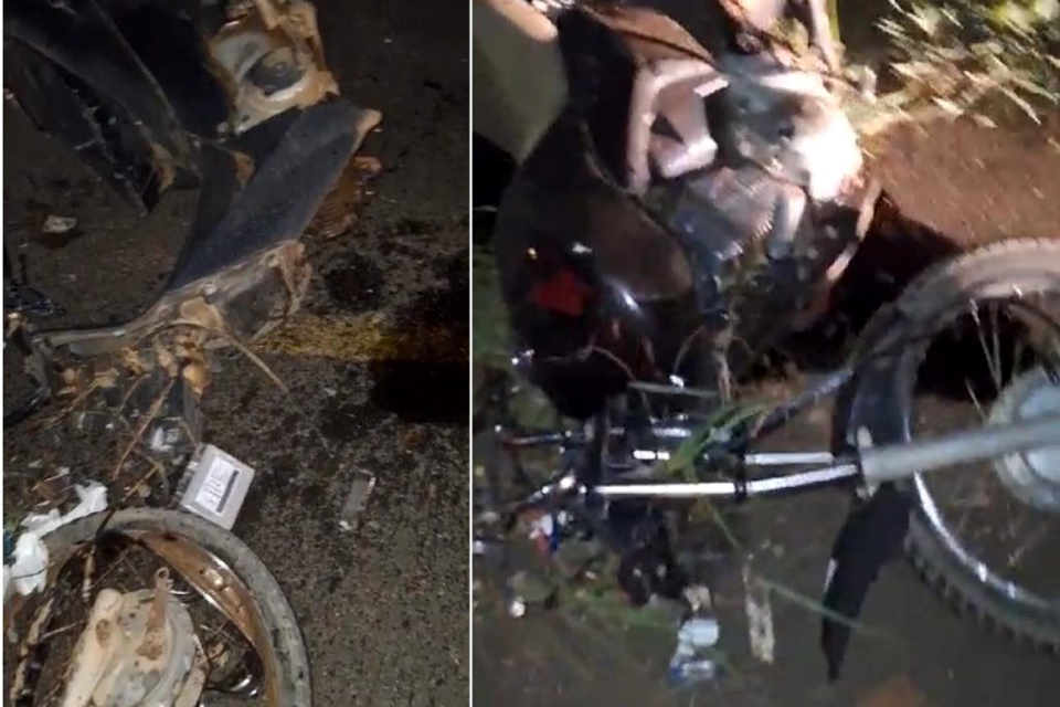 Colisão frontal entre motos deixa dois mortos na RO 481 em São Miguel do Guaporé