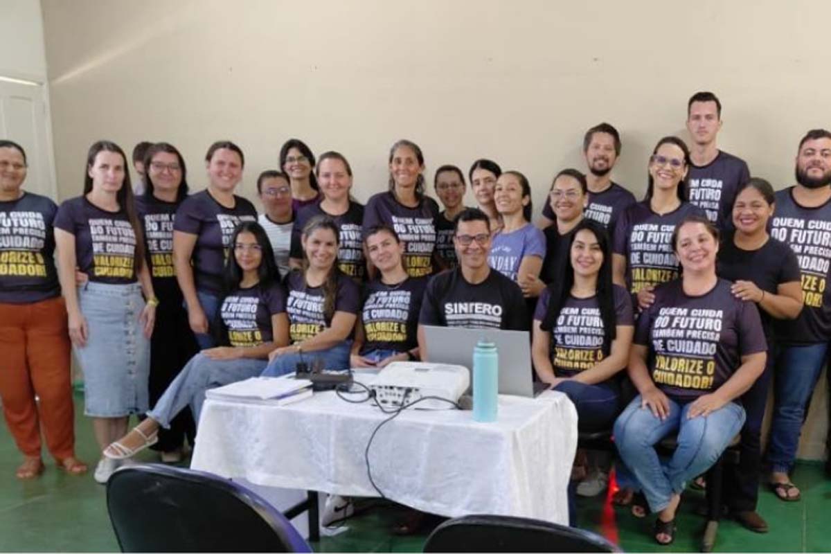 Grupo de cuidadores de Cerejeiras se une ao SINTERO e fortalece representação no Cone Sul