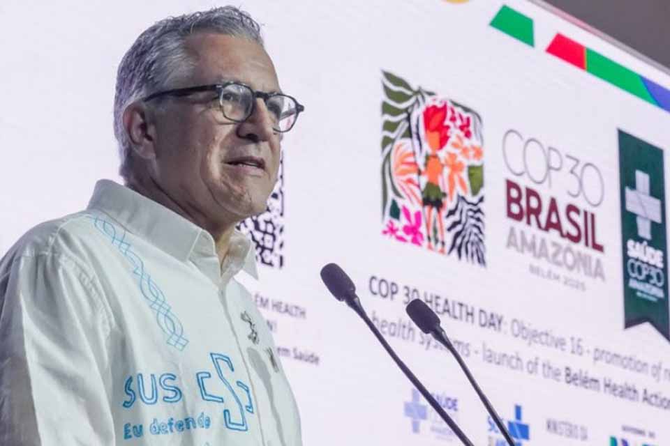 Brasil lança Plano de Ação de Saúde na COP30 em dia marcado US$ 300 milhões destinados ao setor