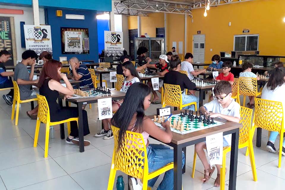 Garra e juventude potencializou as emoções no Campeonato Rondoniense de Xadrez 