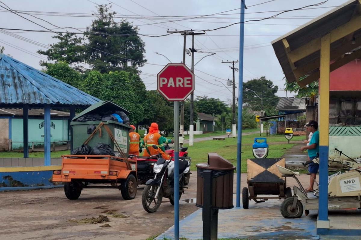 Comunidade aprova serviço de coleta de lixo em distritos ribeirinhos; ARDPV é responsável pelo monitoramento dos trabalhos