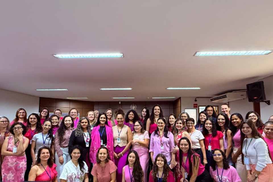 SINJUR apoia evento Outubro Rosa no Fórum de Cacoal e já prepara ações para o Novembro Azul