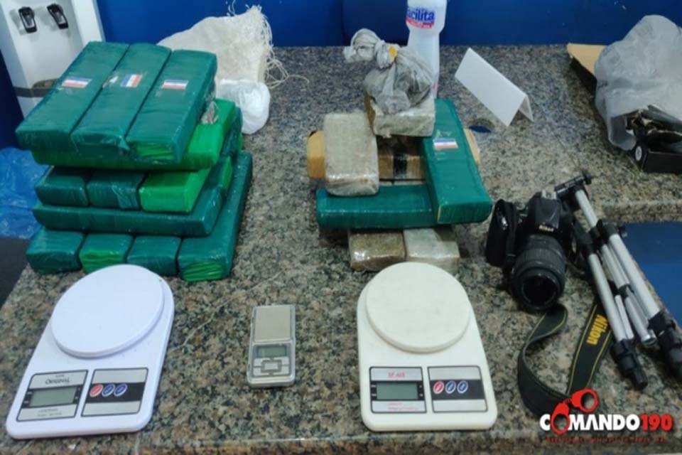 Piloto de aplicativo é preso 18 Kg de Maconha em Cacoal