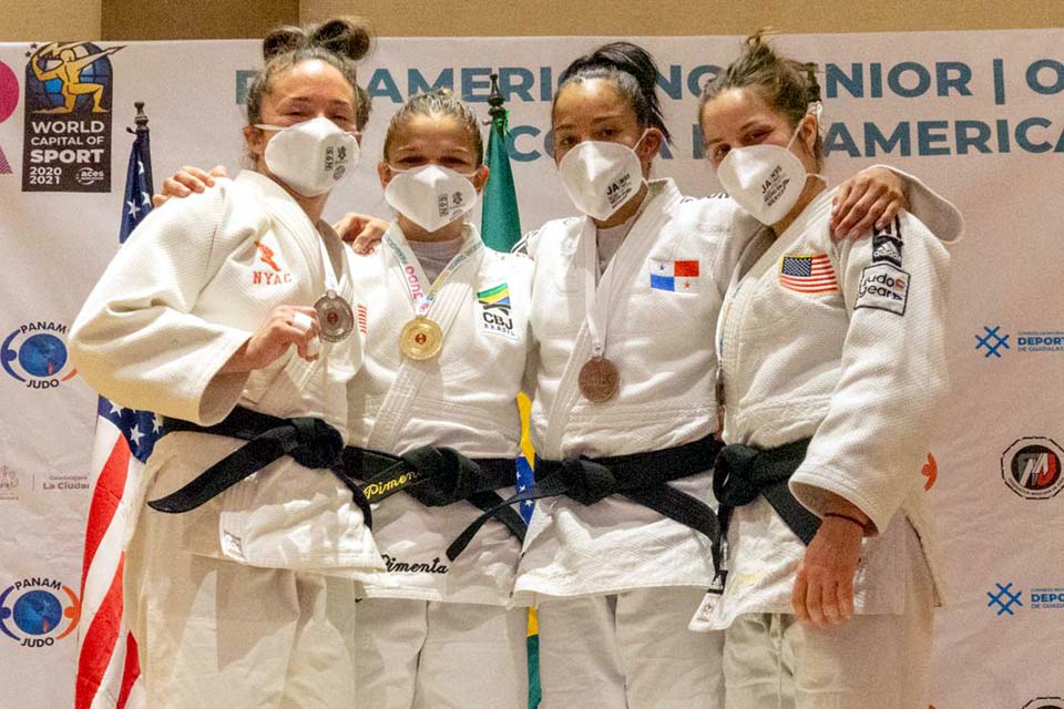Com três campeões, Brasil vai sete vezes ao pódio no Pan de judô
