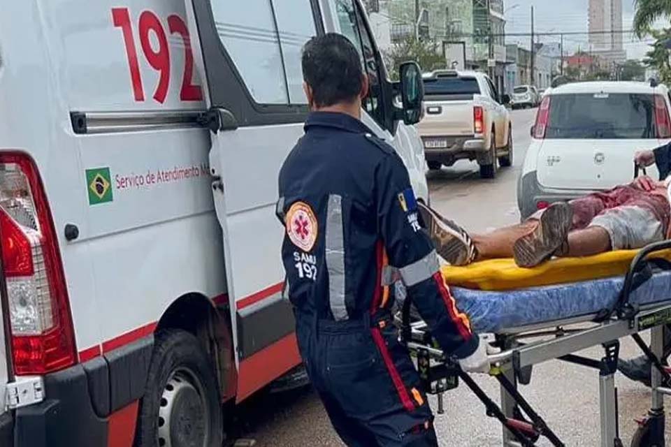 Morador de rua é esfaqueado na região central de Porto Velho