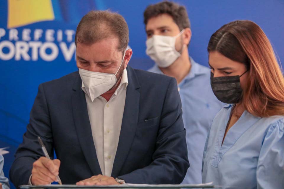 Prefeito Hildon Chaves assina ordem de serviço para três obras de infraestrutura em Porto Velho