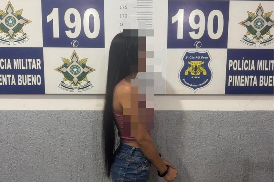 Polícia Militar prende mulher com mandado de prisão em aberto 