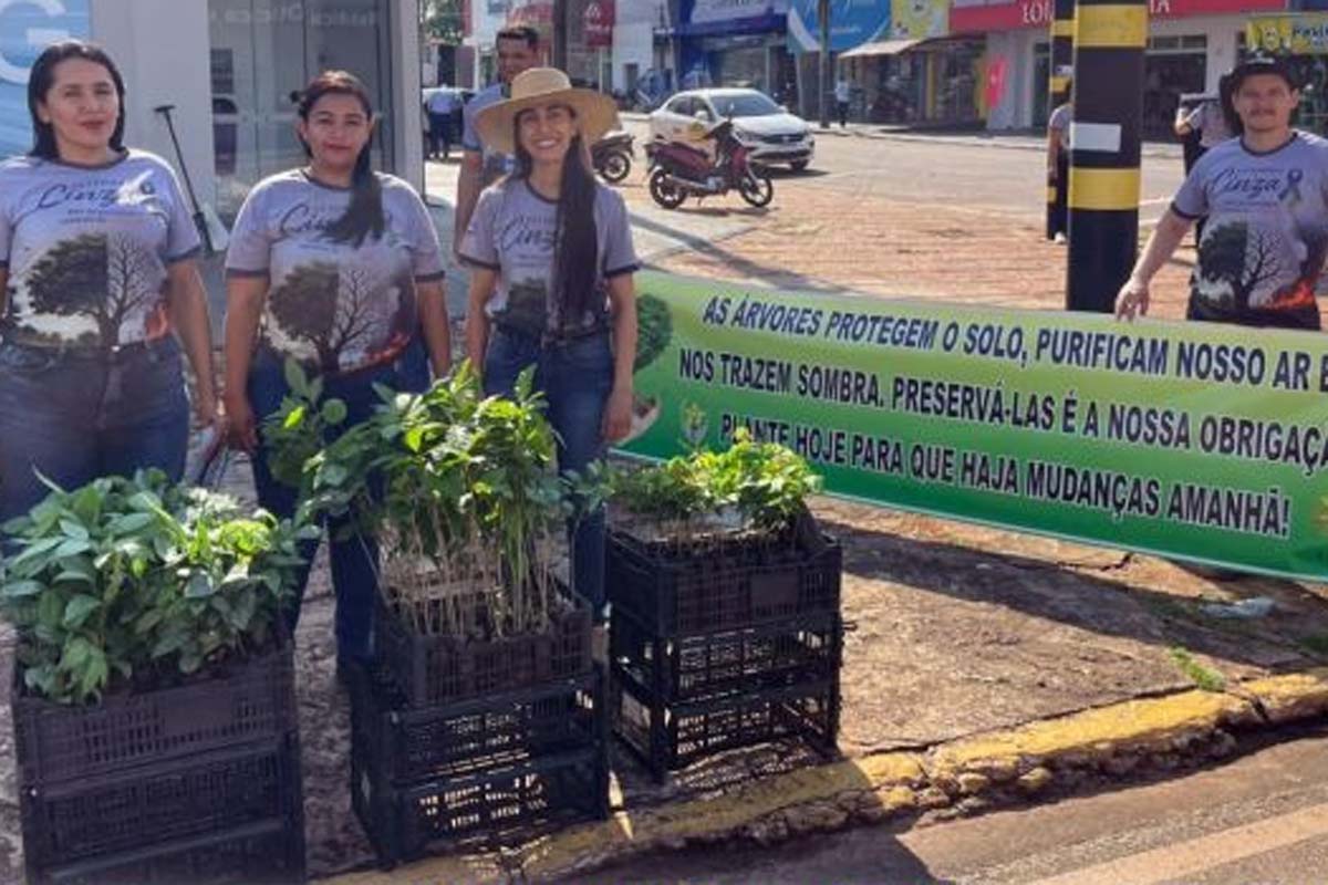 Semma realiza PIt Stop com doação de mudas e conscientização ambiental