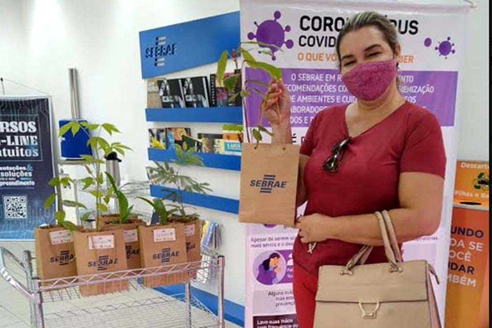 Sebrae atende seus clientes e ajuda a preservar o meio ambiente