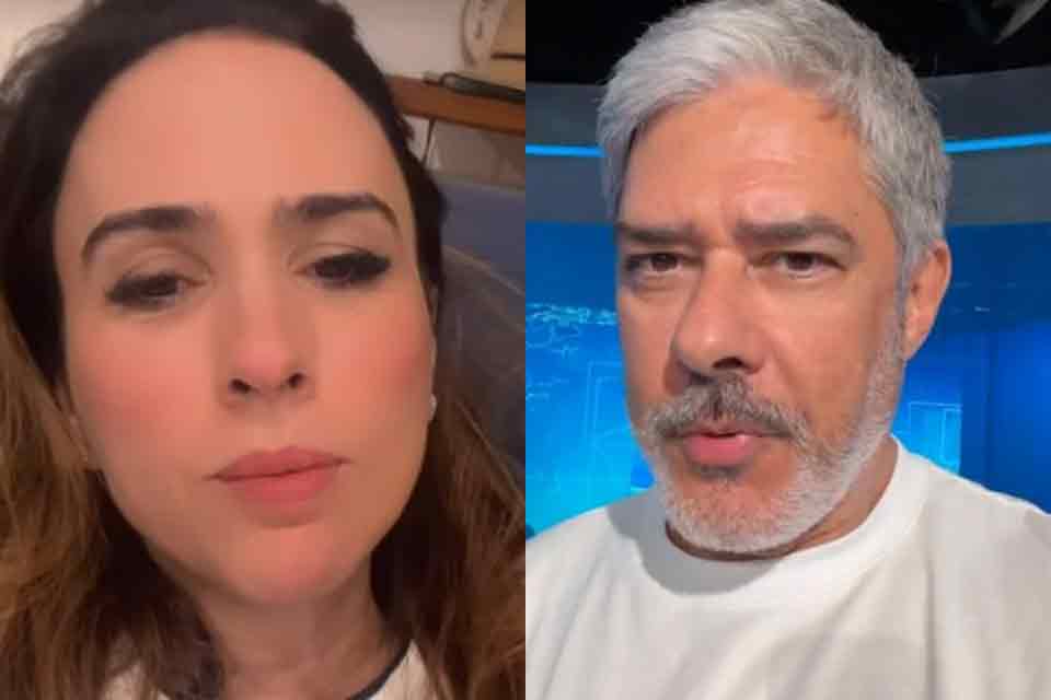 Tatá Werneck se emociona com saída de William Bonner do JN: “Sou muito fã”