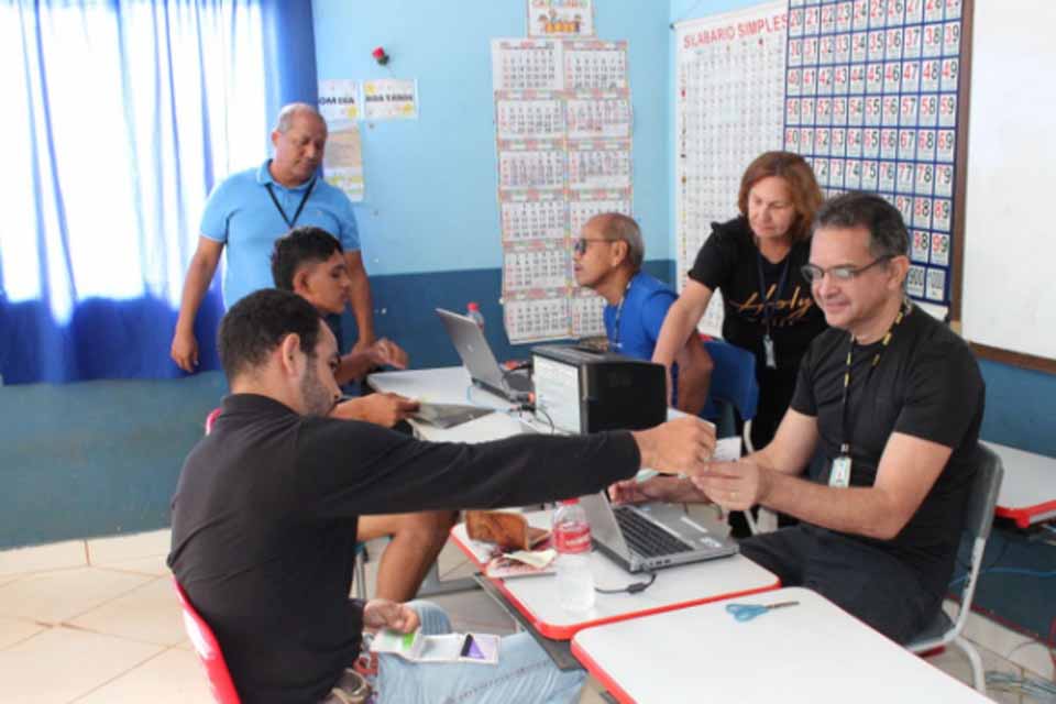 Projeto da Prefeitura leva serviços essenciais à Escola Major Guapindaia, neste sábado (16)