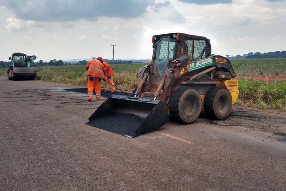 Serviços garantem melhor trafegabilidade e fomento do setor produtivo na região 