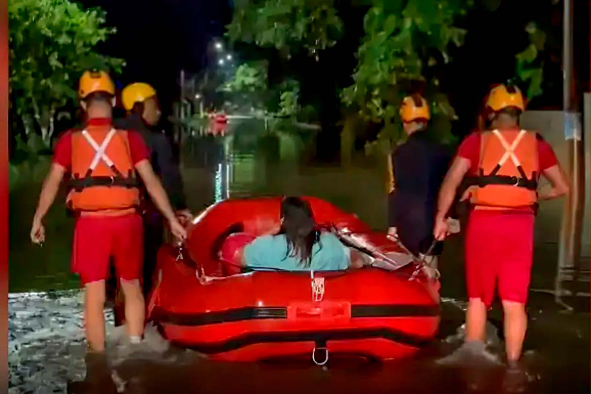 Temporal deixa 116 pessoas desabrigadas em Peruíbe