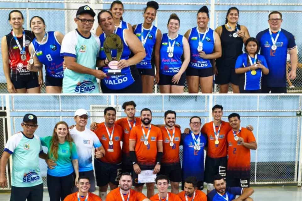 FINAIS - Fut-7 e Elite AABB são campeãs da Liga Vilhenense de Vôlei 2025