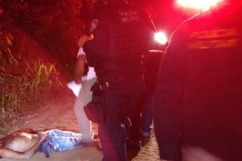   Jovem é executado com vários tiros no travessão da Linha Santa Rita