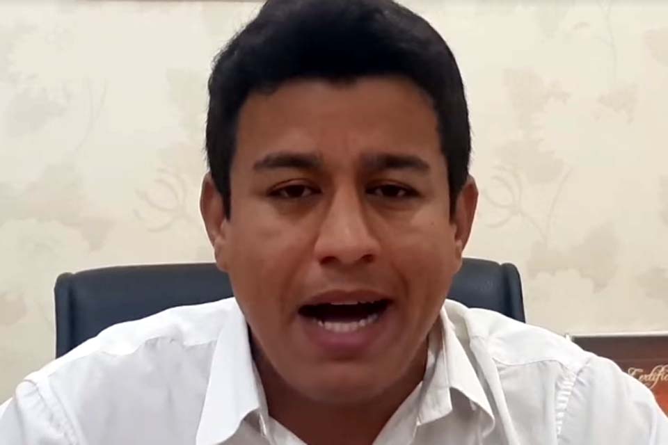 Em vídeo, prefeito de Cacoal anuncia colapso na saúde pública e diz que município está “perdendo a guerra” para a pandemia