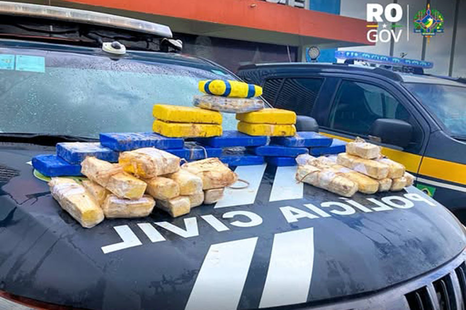 Força-tarefa apreende quase 30 quilos de drogas em Cujubim