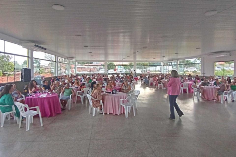 Prefeitura por meio da Semast e Sebrae-RO promovem 1º Chá das Mulheres Pimentenses