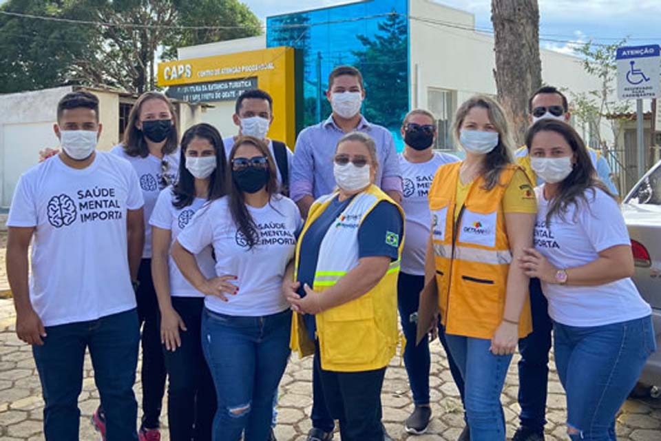 Centro de Atenção Psicossocial promove pit stop alusivo ao “Janeiro Branco”