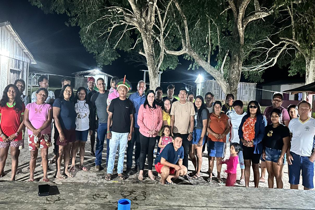 Ezequiel Neiva reforça apoio aos povos indígenas da Terra Indígena Rio Branco, em Alta Floresta
