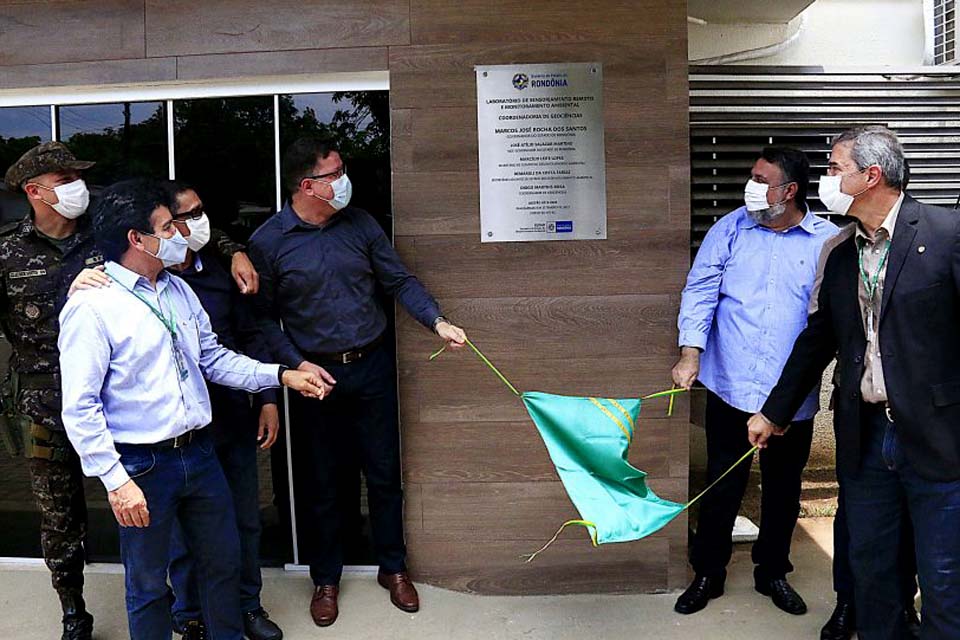 Marcos Rocha inaugura Laboratório de Geociências para fomentar atividades de proteção e desenvolvimento ambiental