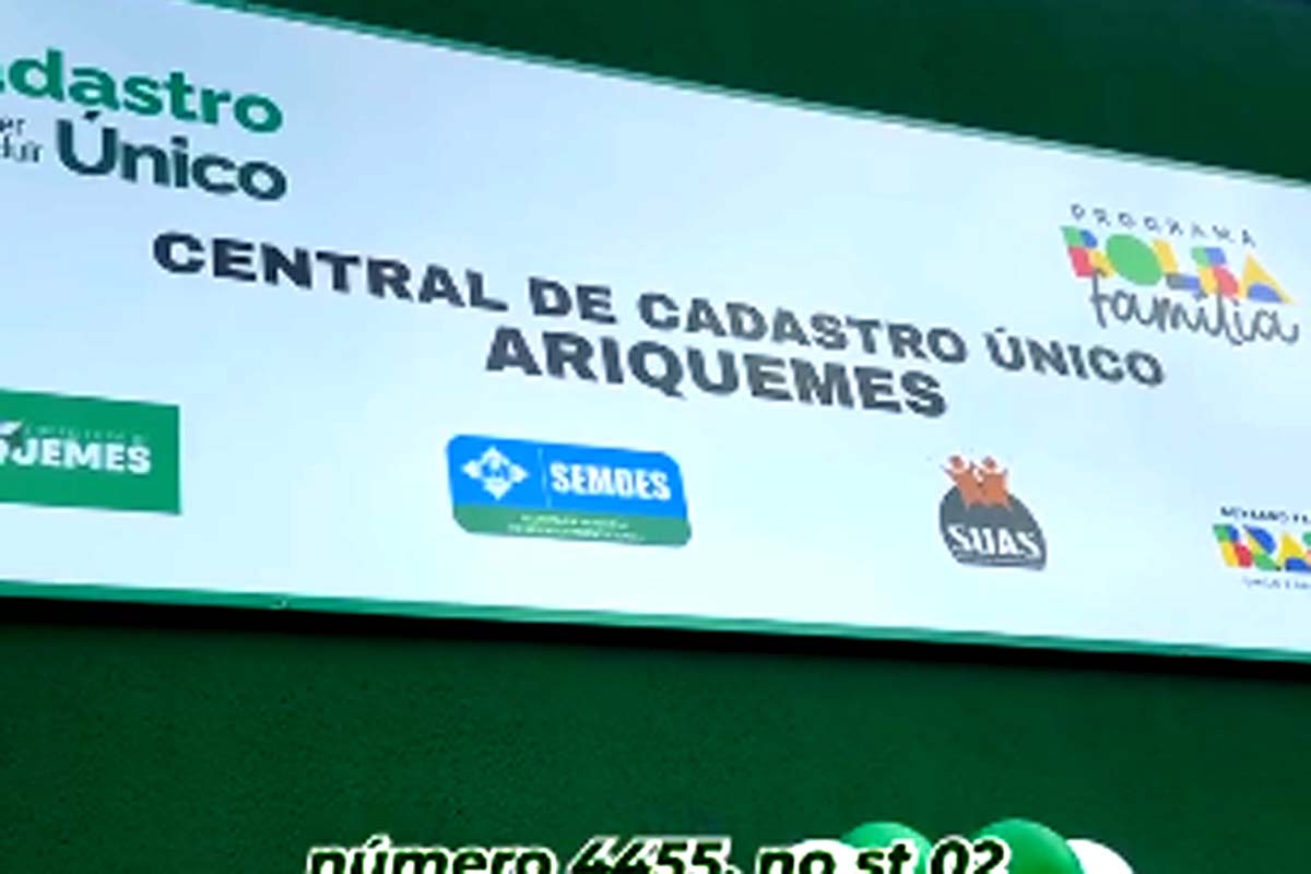 Prefeitura informa à população a mudança de endereço da sede do Cadastro Único