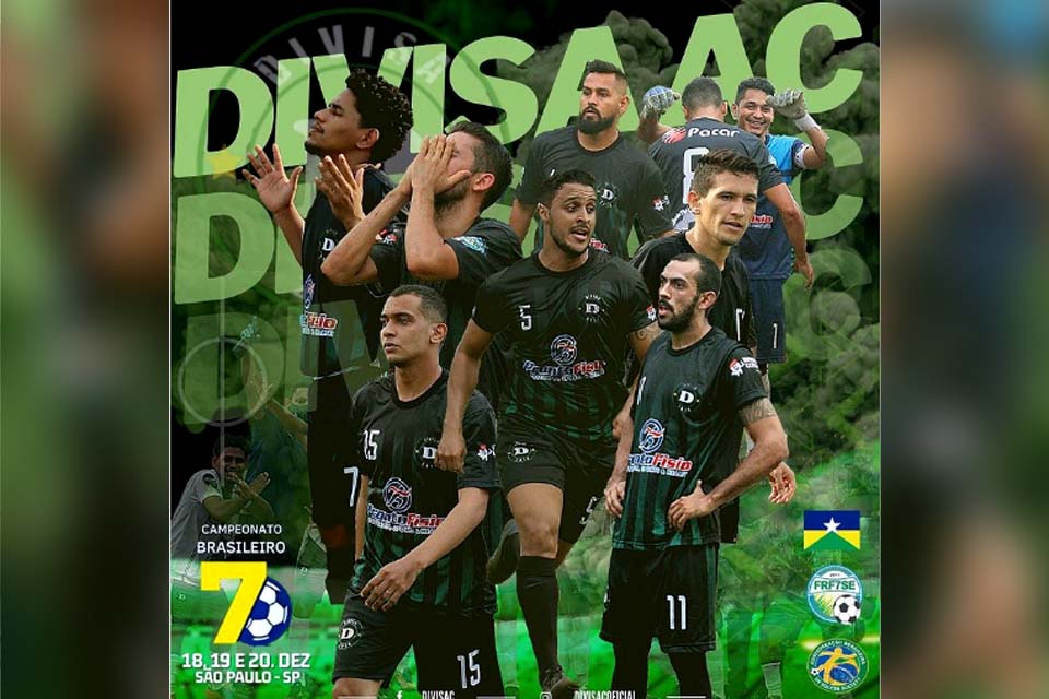 Divisa AC será o representante de RO no Brasileiro de fut7
