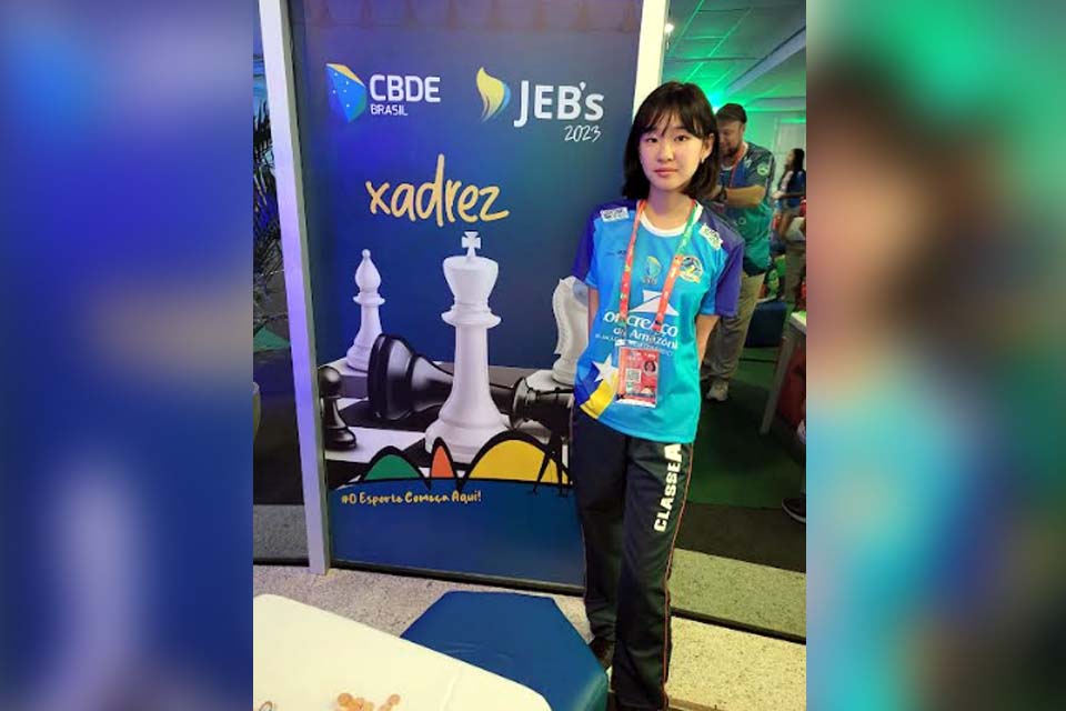 Atleta da FRXE se destaca nos Jogos Escolares Brasileiro JEBs 2023