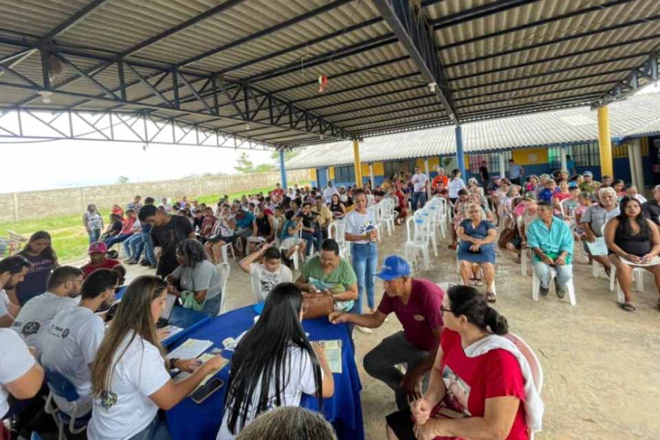 Mais de 7 mil atendimentos são realizados com o Rondônia Cidadã em 5 distritos de Porto Velho  