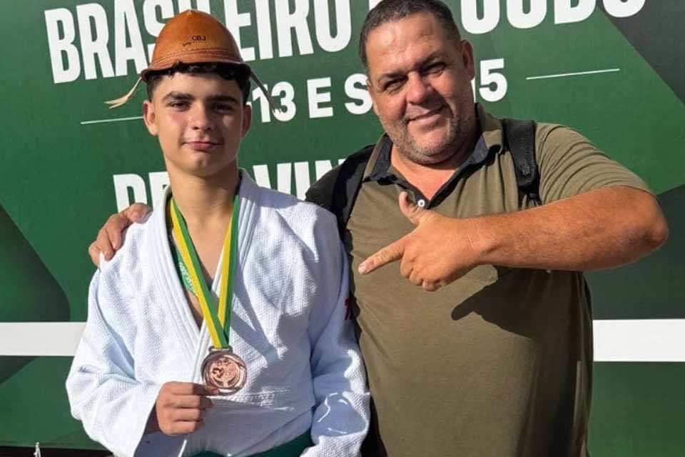 Jaru conquista medalha de bronze no Campeonato Brasileiro de Judô